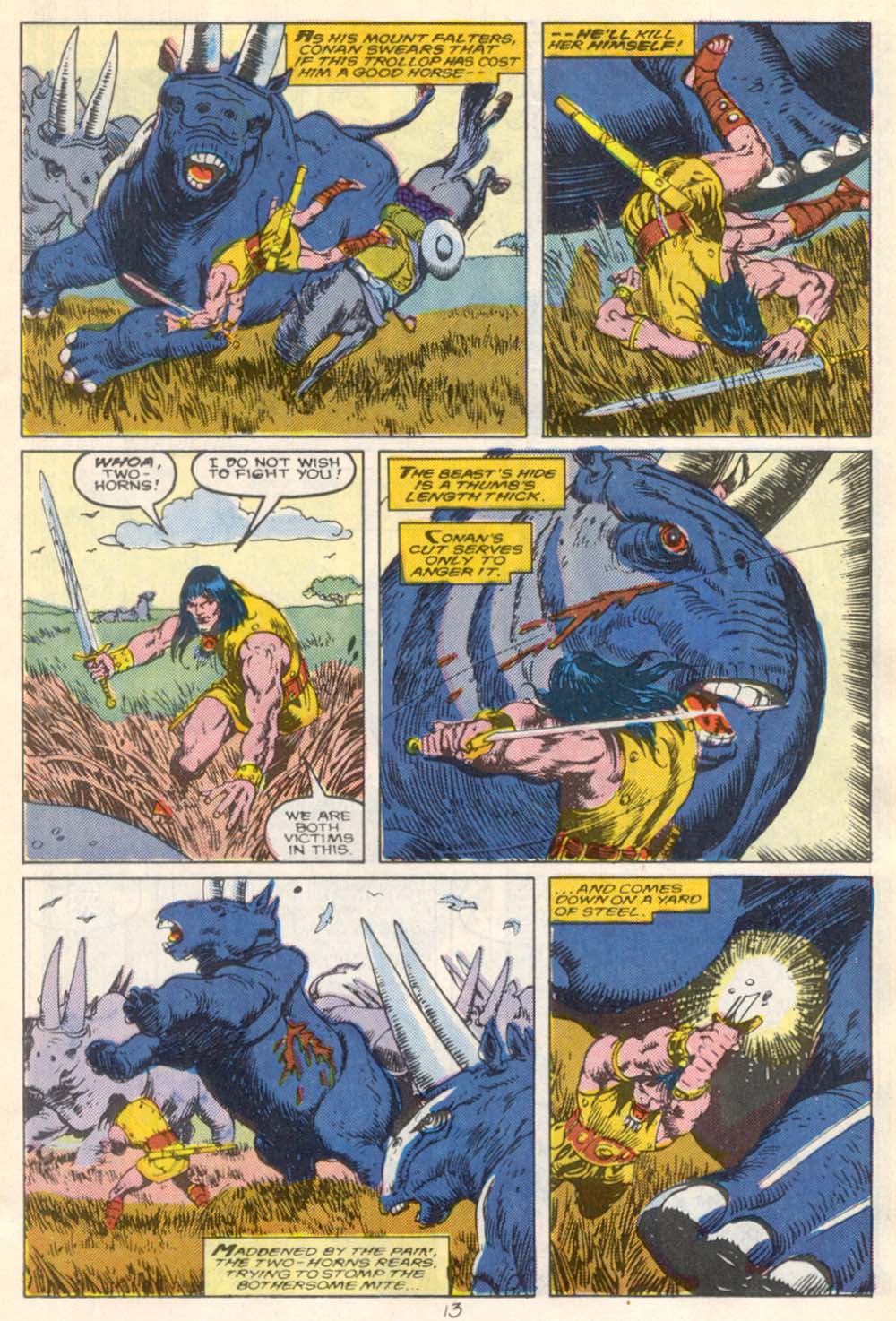 Read online Conan the Barbarian (1970) comic -  Issue #210 - 10