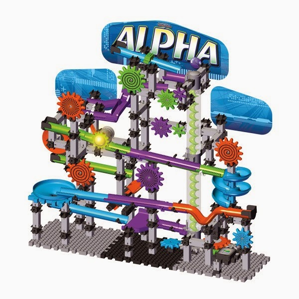 Flip Out Mama: Techno Gears Marble Mania Alpha Construction Set from