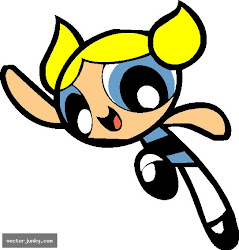 bubbles puff power characters powerpuff cartoons american vector blossom