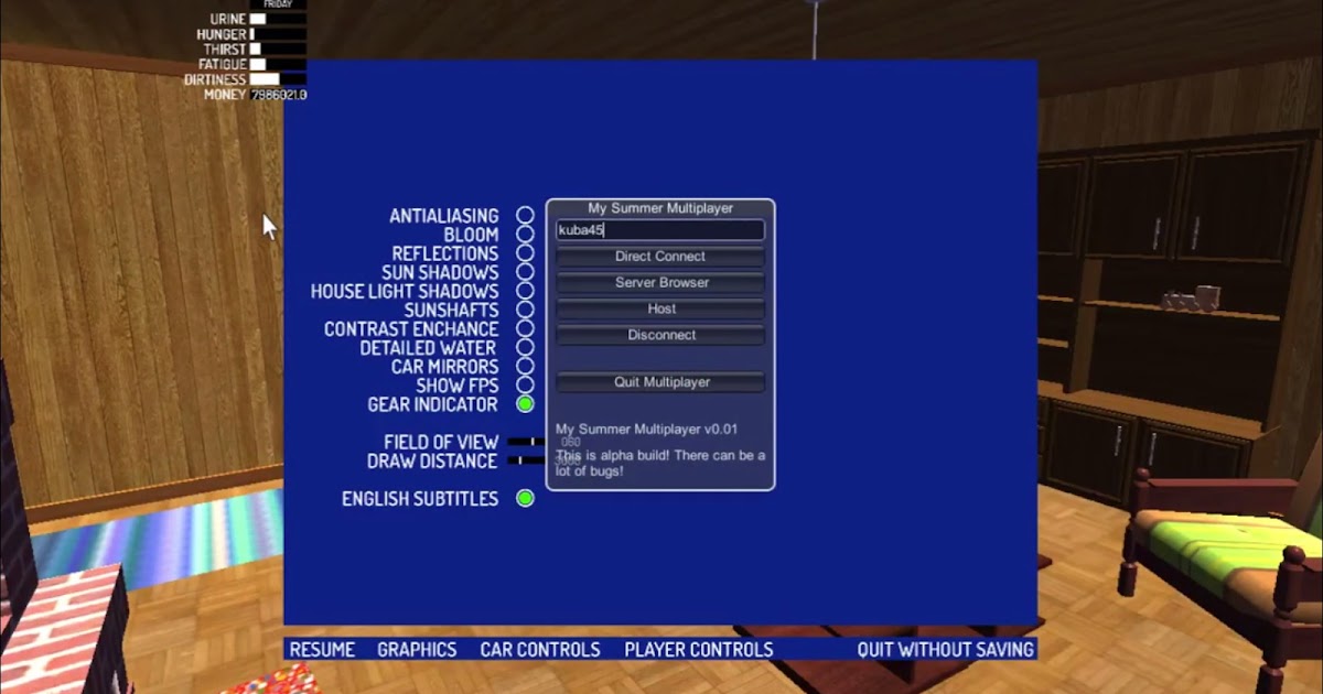 My Summer Car Game Controls My Summer Car Game Controls