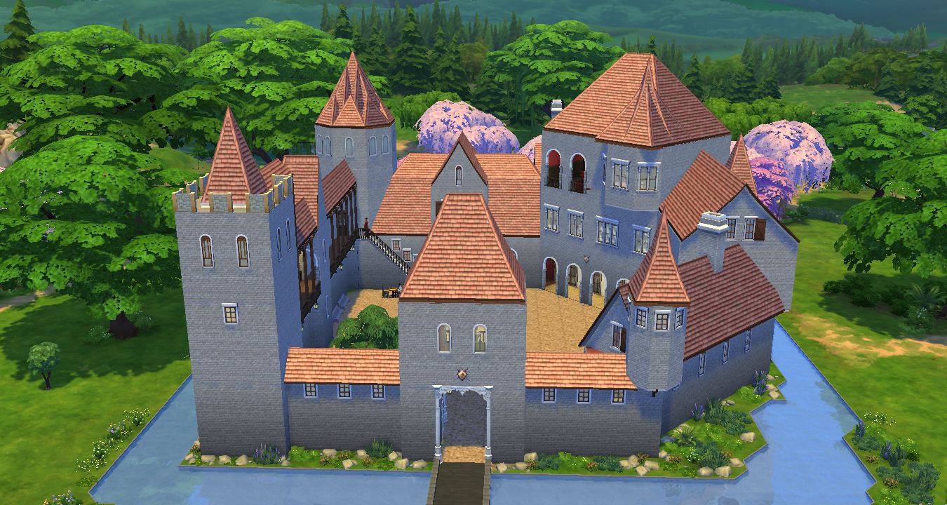 Построить замок в симс 4 поэтапно в картинках