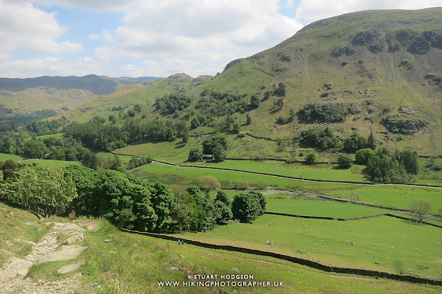 Striding Edge, Helvellyn, walk, hike, route, Patterdale, Glenridding, Ullswater, Lake District