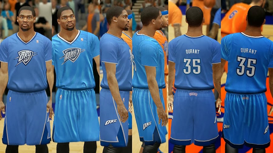 OKC Thunder SLEEVED JERSEY CREATION + CHRISTMAS JERSEY in NBA 2K23