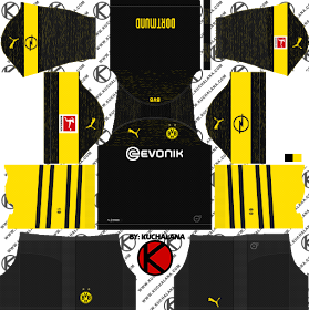 Borussia Dortmund 2018/19 Kit - Dream League Soccer Kits