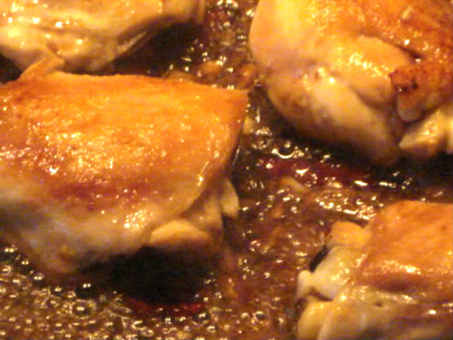 Chicken in garlic sauce