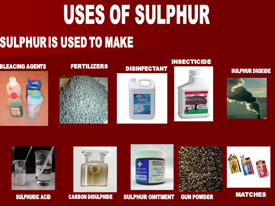 EXAMS AND ME Sulphur The Origin