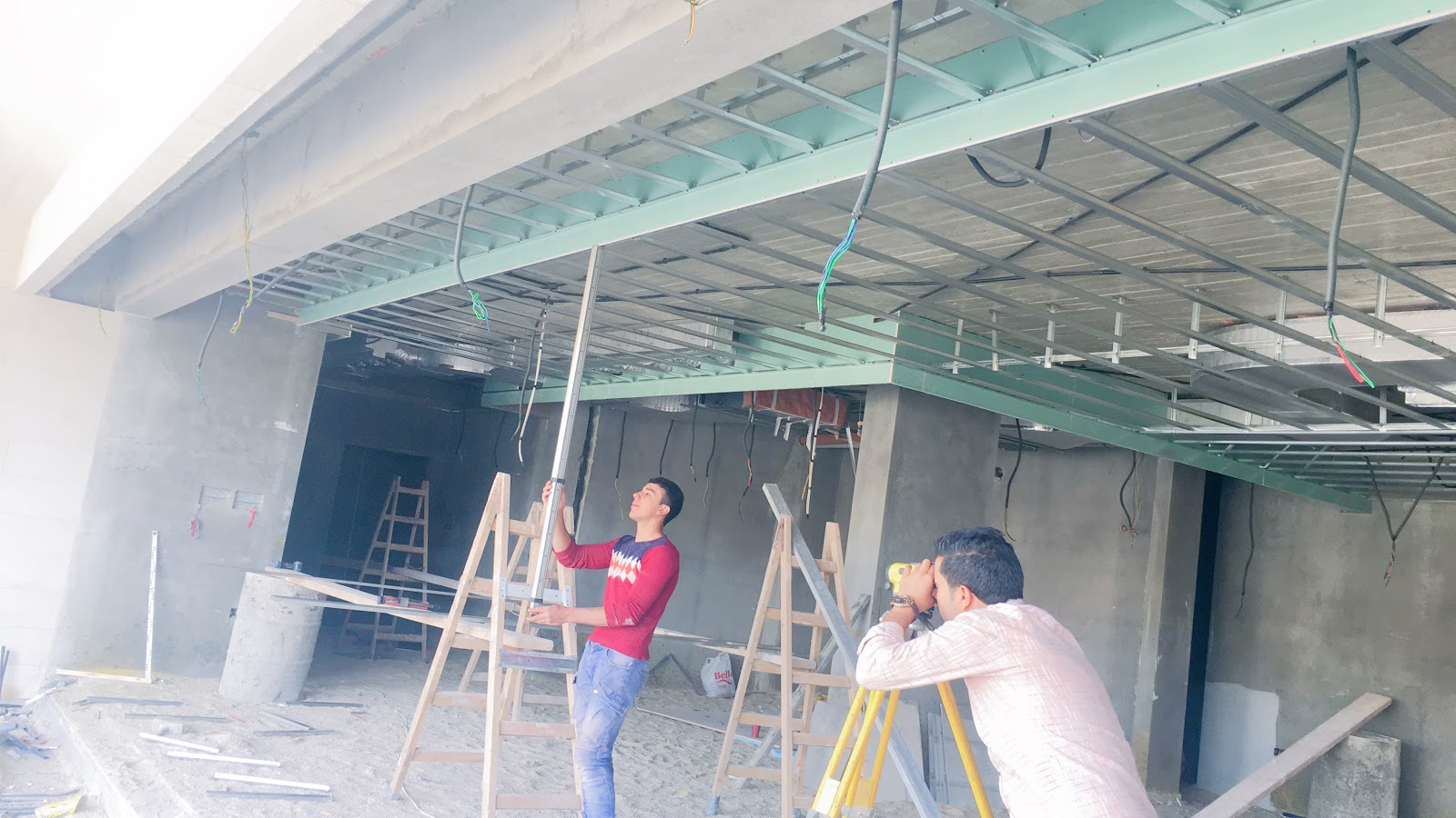 طريقة تركيب الجبس بورد بالصور شركة ارابيسك