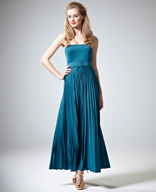 Miss Tallulah Porkchop: stunning pleated maxi dresses