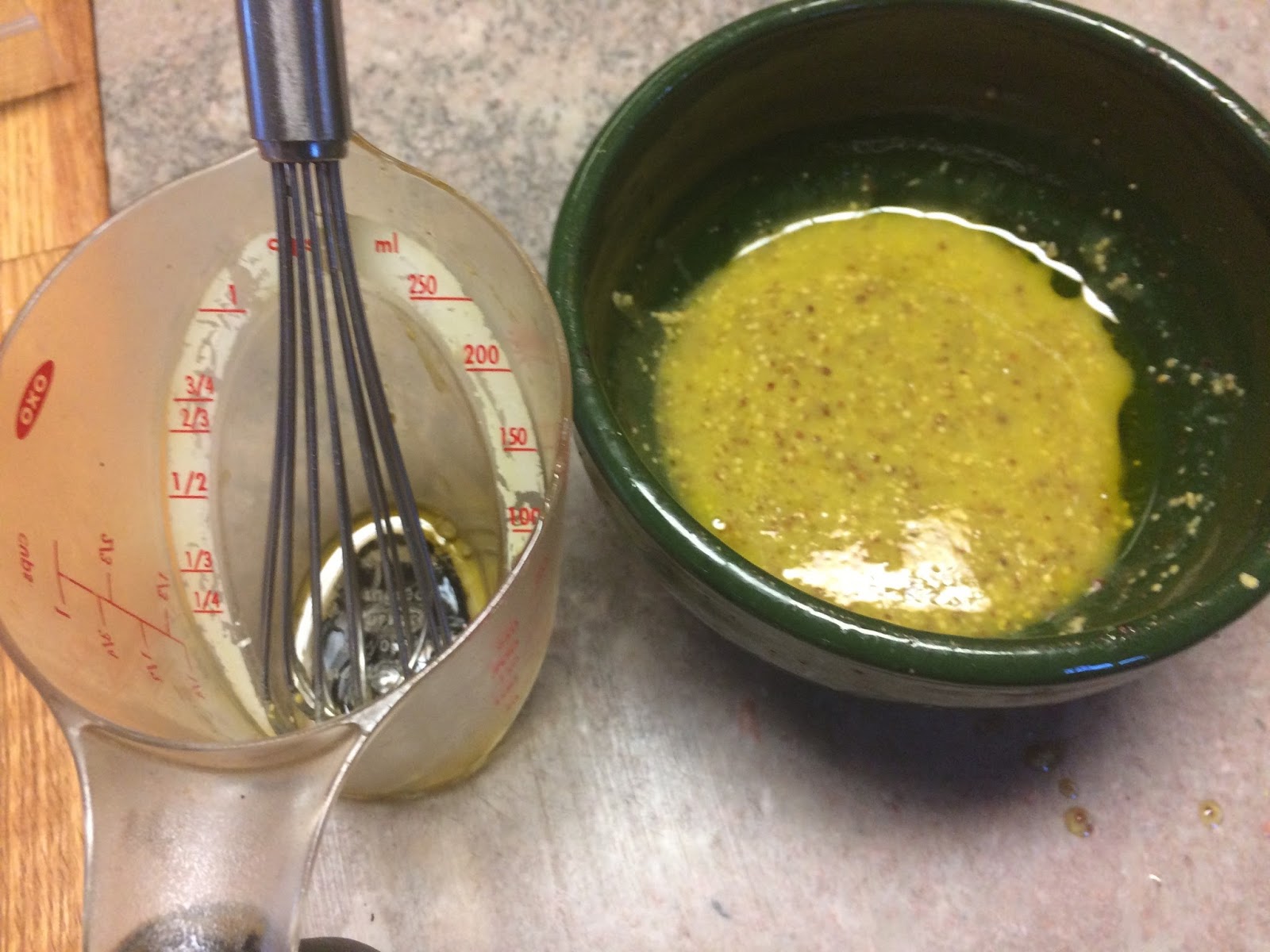 Cooking with Barry & Meta It's basic — Dijon Vinaigrette
