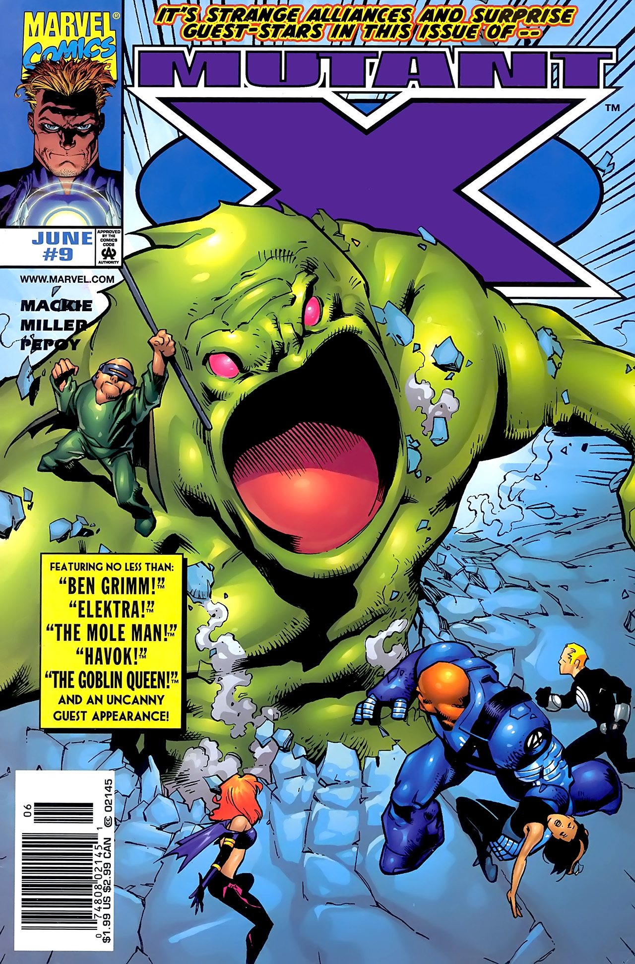 Read online Mutant X comic -  Issue #9 - 1