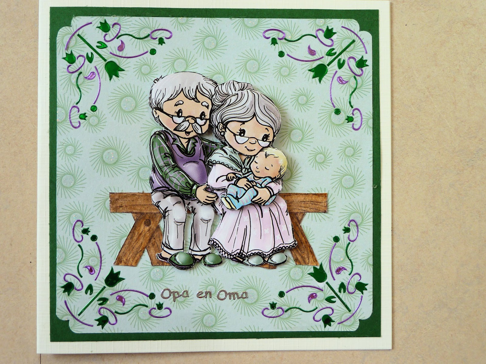 Mijn Kaarten hoekje: Opa en oma