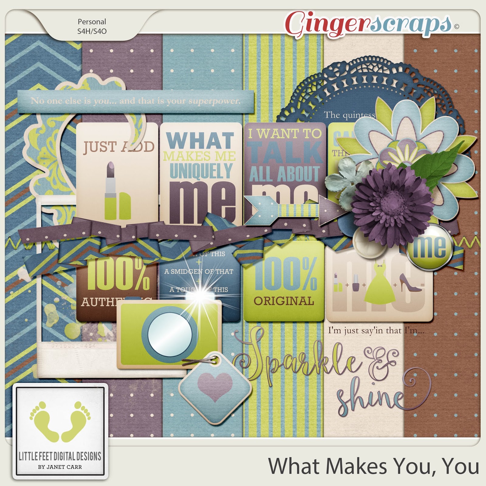 Annemarie's Art/Digital Scrapbooking Ginger Scraps November 2016 Mini