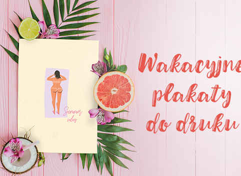 Wakacyjne plakaty do druku w trzech wersjach