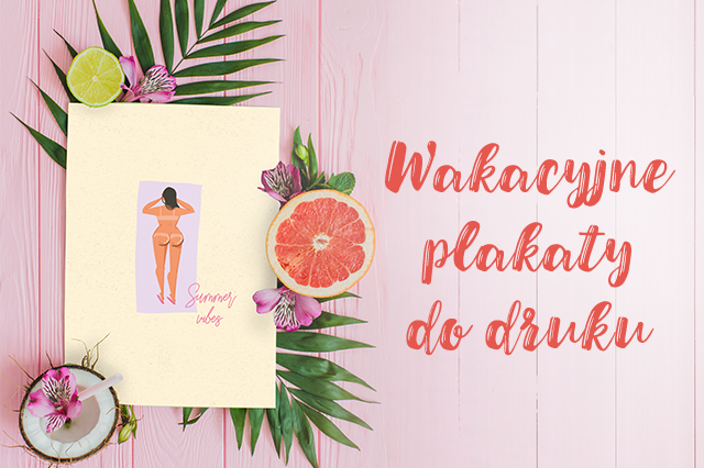 Wakacyjne plakaty do druku w trzech wersjach