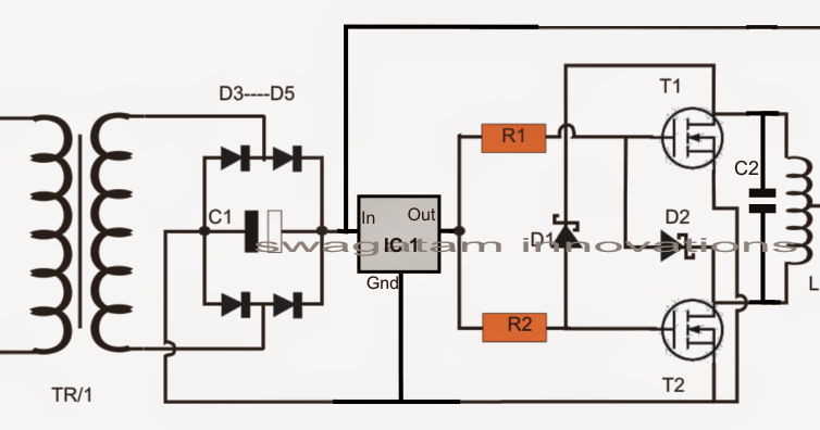 Simple Induction Heater Circuit - Hot Plate Cooker Circuit ...