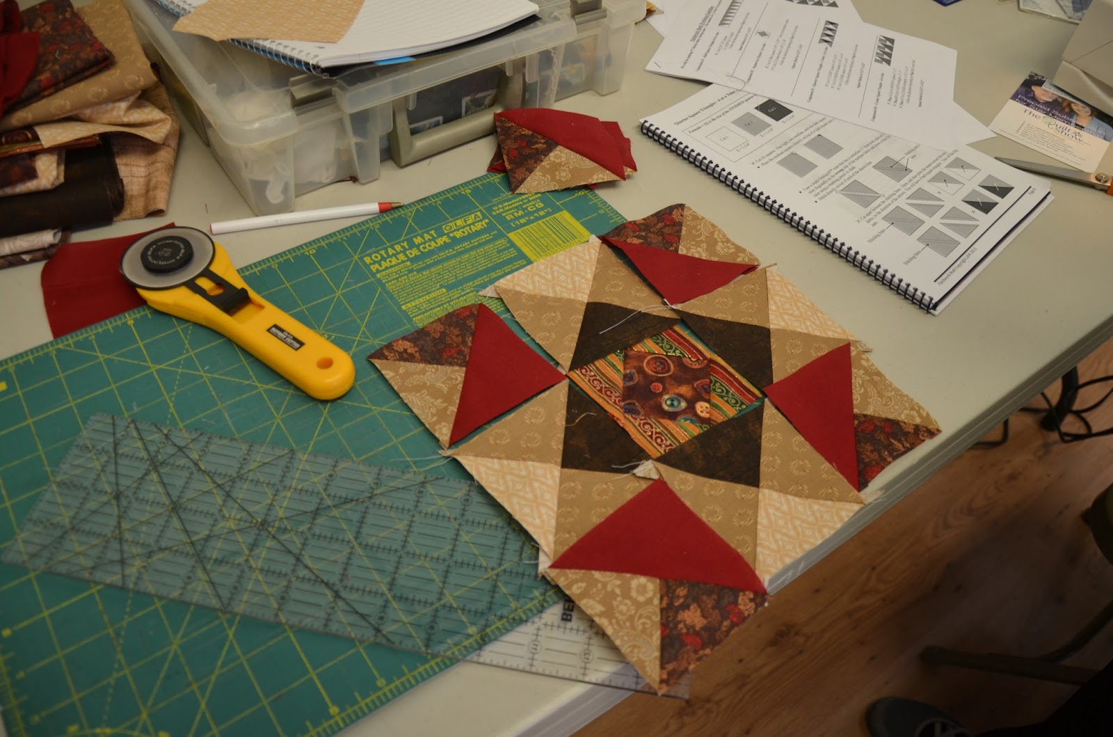 Sew'n Wild Oaks Quilting Blog Patchwork Math Class Was In Session