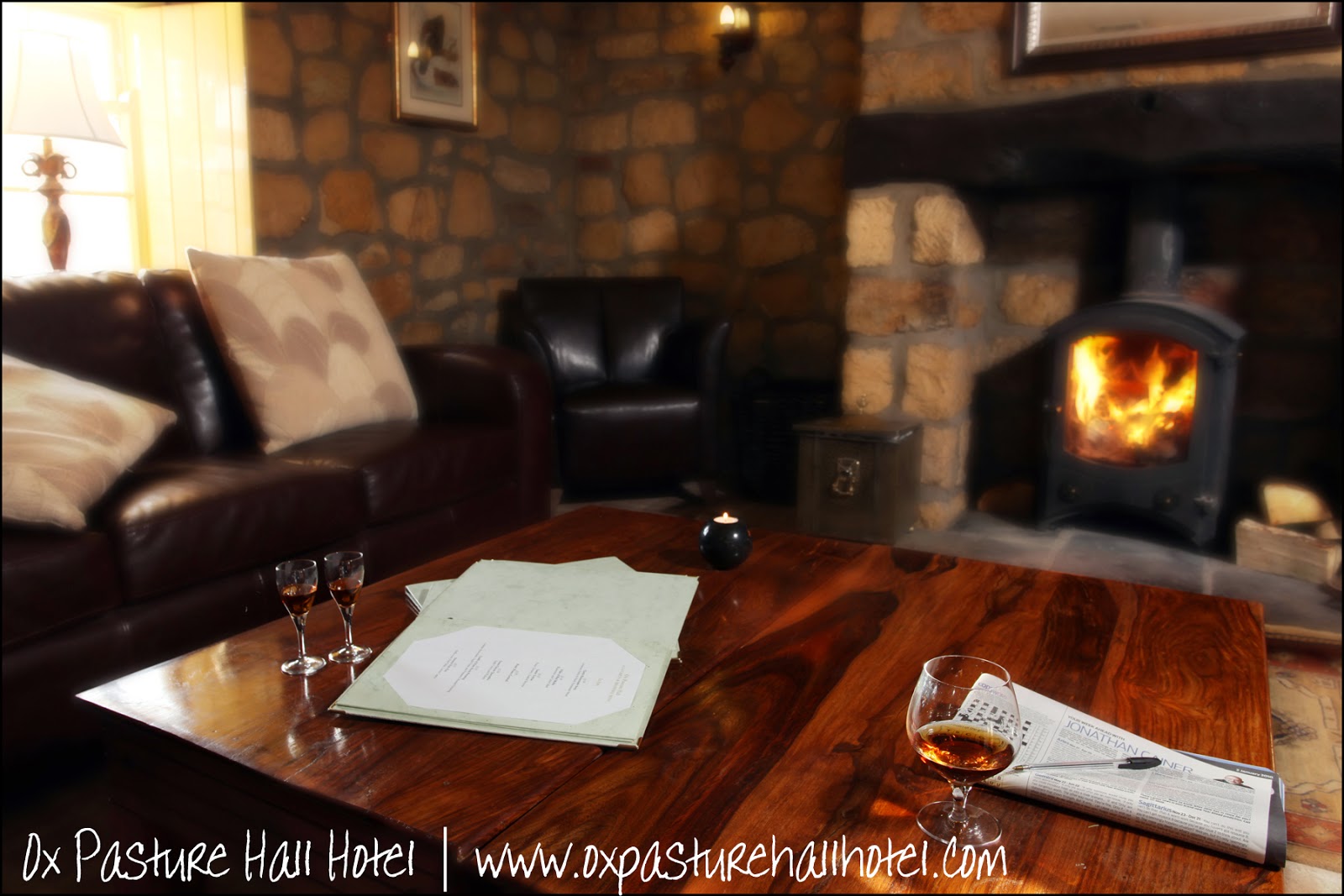Allow your guests to relax in the cozy lodges at Ox Pasture Hall Hotel | Anyonita-nibbles.co.uk
