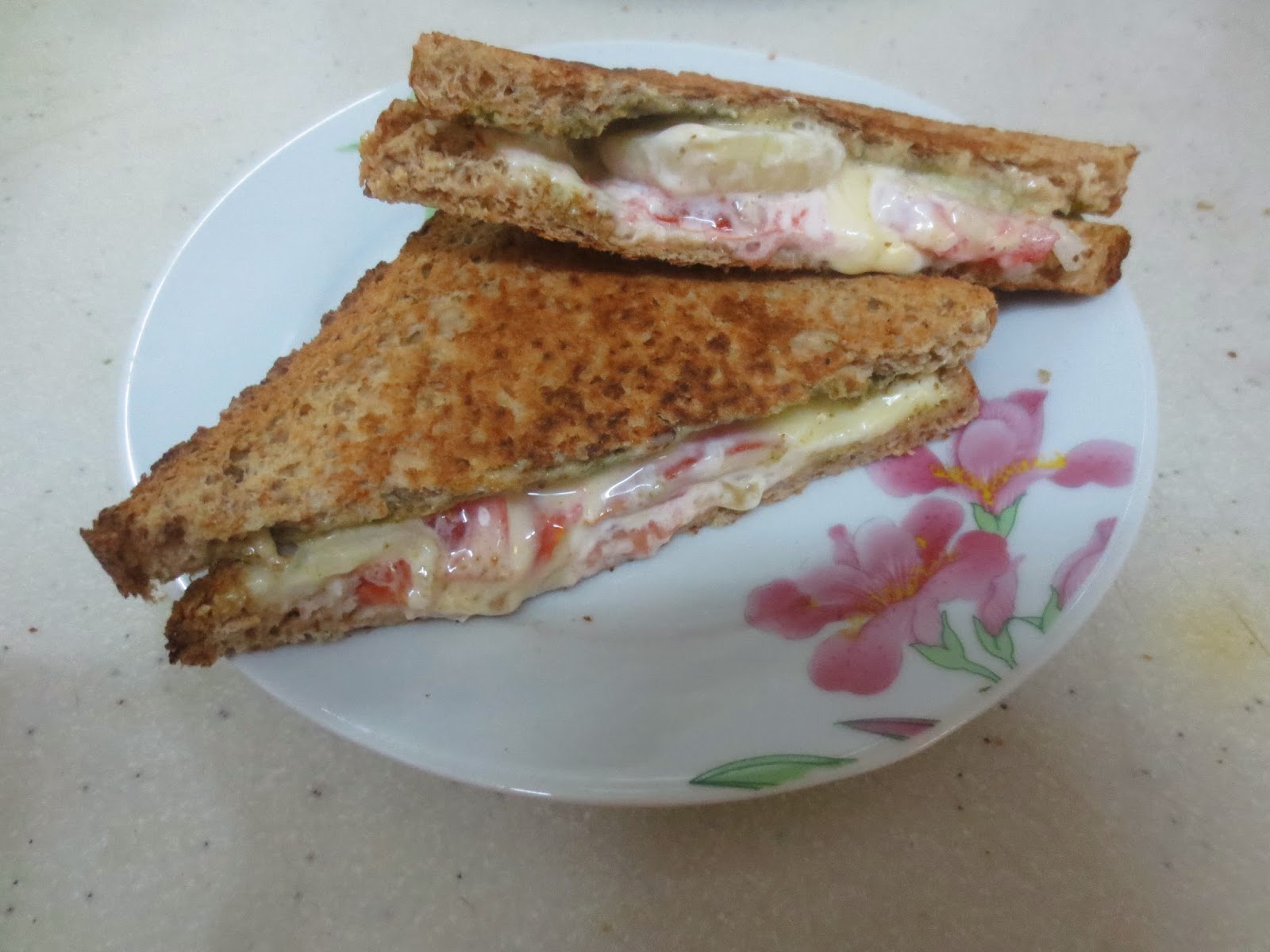 Home Cooking.... Cheese Onion Sandwich