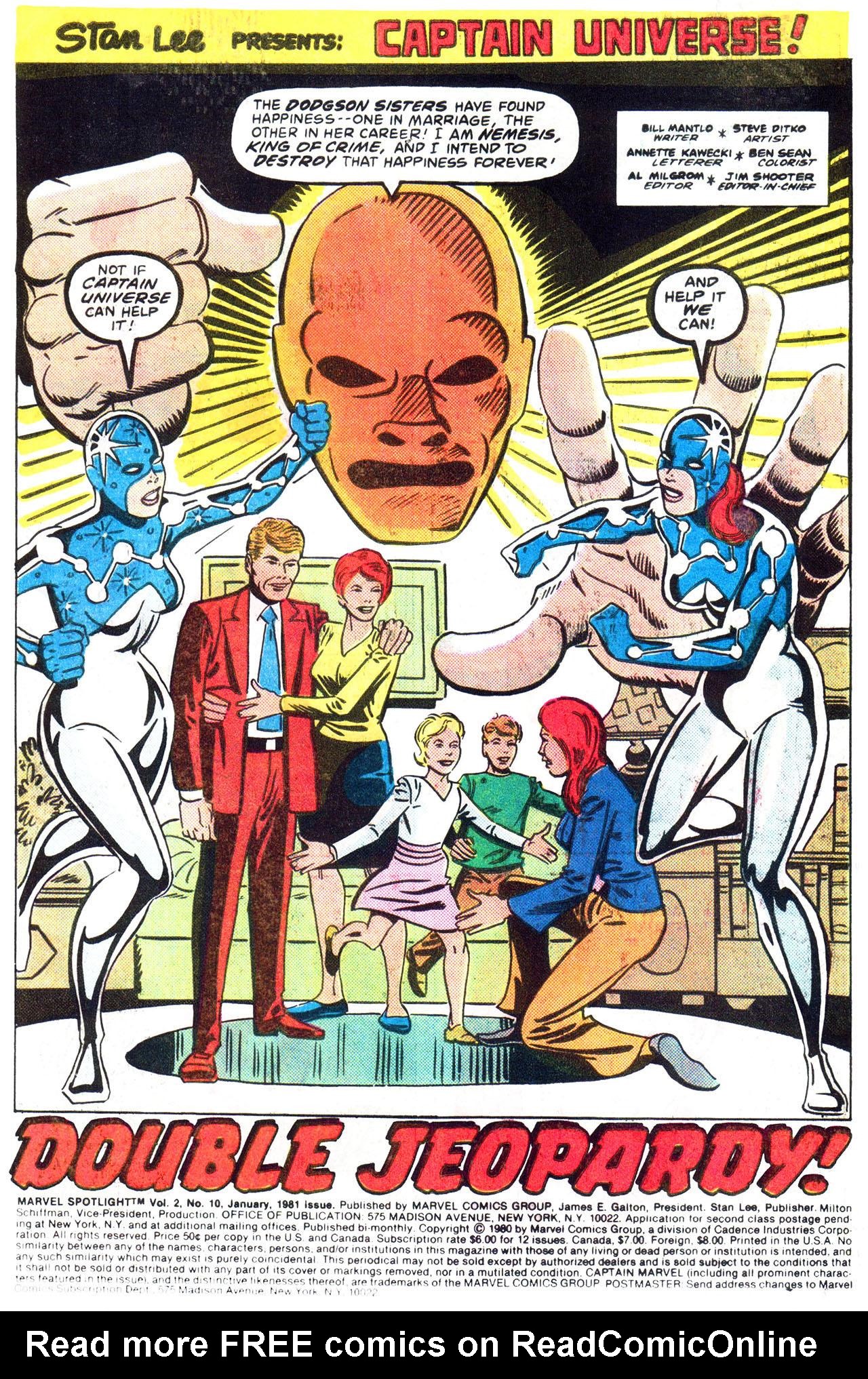 Read online Marvel Spotlight (1979) comic -  Issue #10 - 3