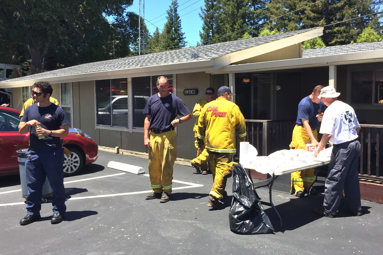 Fire Associates of Santa Clara Valley Fire Associates Responds for Rehab Support at Redwood Estates
