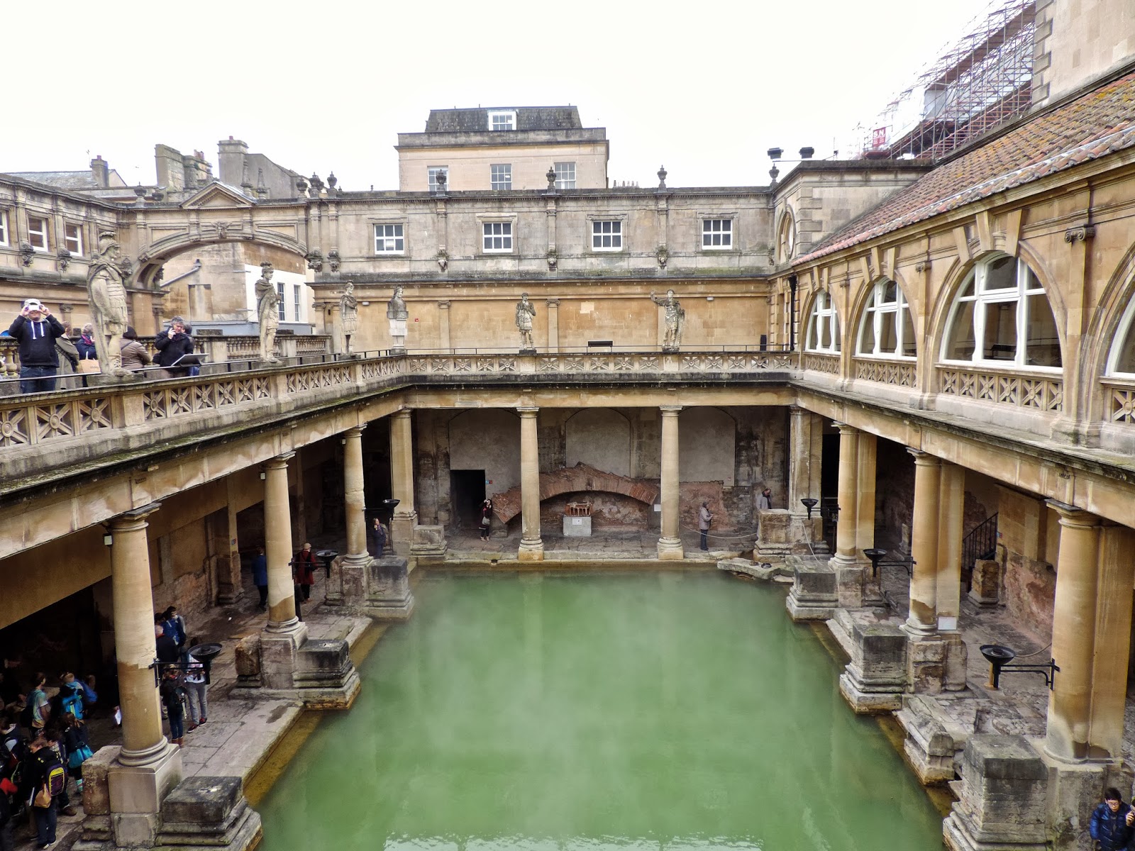 Of Golden Roses The Roman Baths Bath, England
