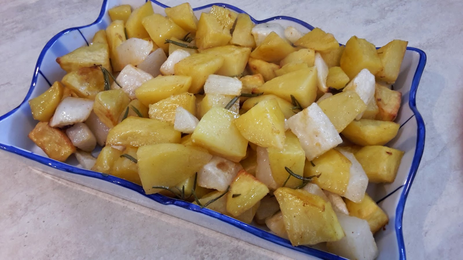 daikon e patate al forno