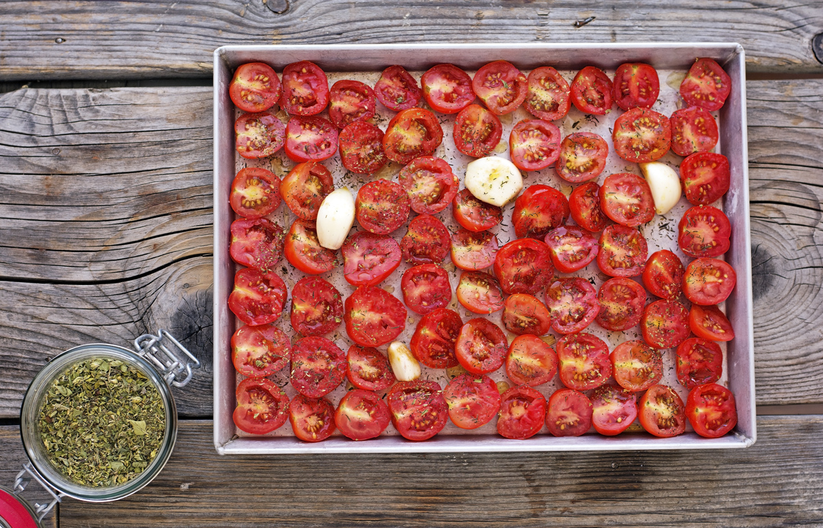 The Iron You Tomato Confit Pasta with Olives and Capers