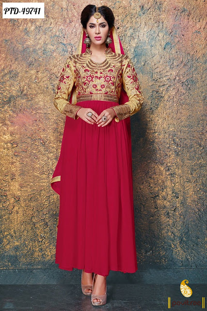 Buy online maroon santoon party wear salwar suit online shopping at wholesale and retail price below rupees 1000 in India