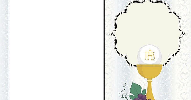 First Communion: Free Printable Invitations or Cards. - Oh My Fiesta! in  english