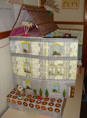 Casita de Cartón y Papel. Juguetes reciclados | S & C