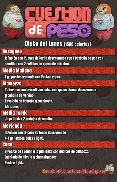 dieta 1500 calorias lunes dieta 1500 calorias lunes