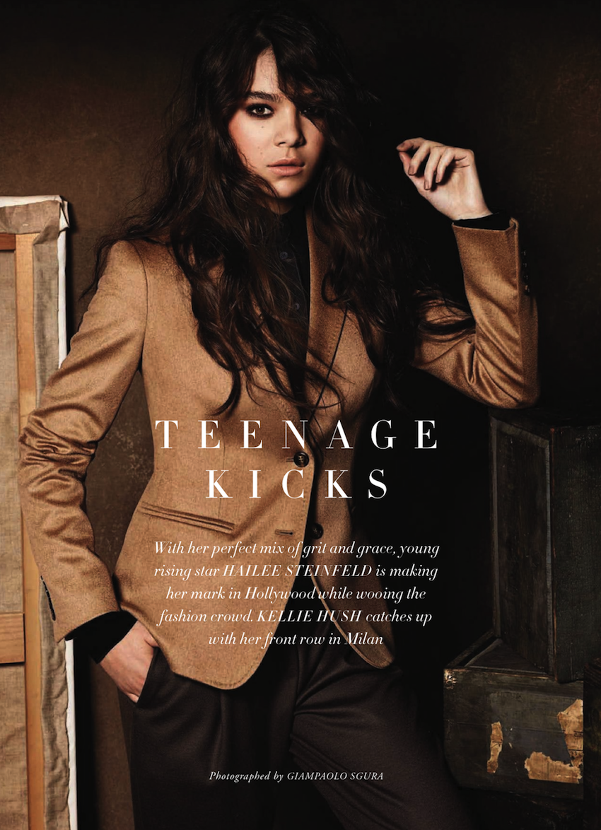 Hailee Steinfeld in Harper's Bazaar Australia May 2013 By Giampaolo Sgura