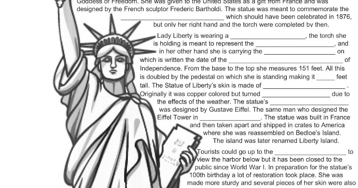 Reading With A Purpose The Statue of Liberty