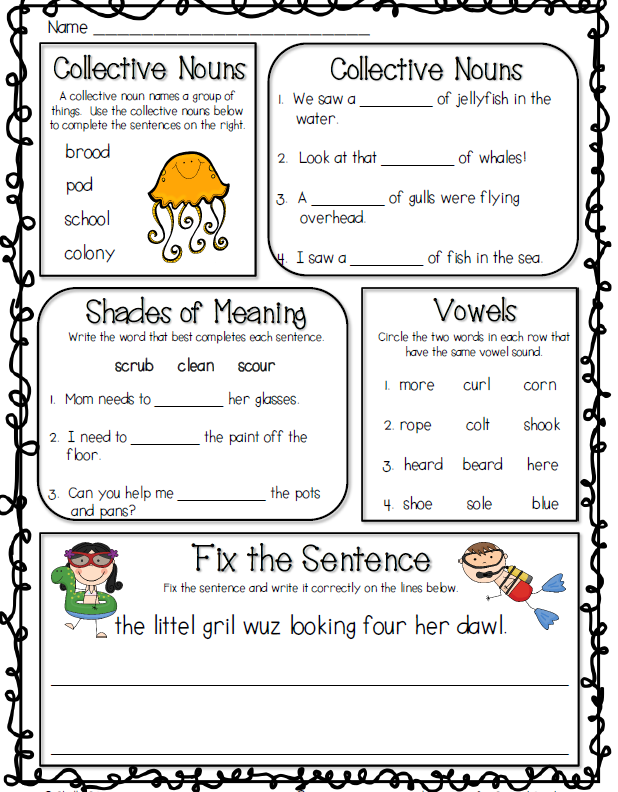 Smiling and Shining in Second Grade: May Daily Practice