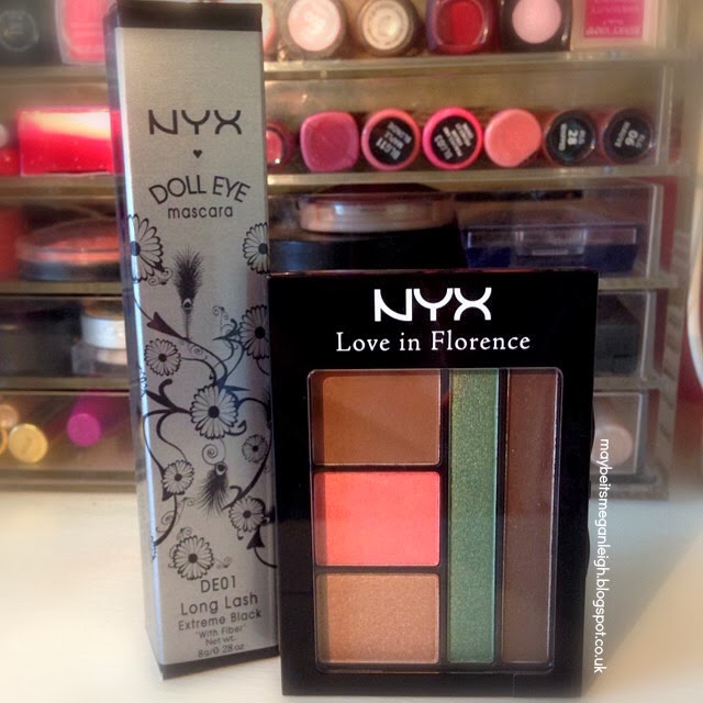 NYX Doll Eye Mascara And In Florence Palette - Maybe Its Megan