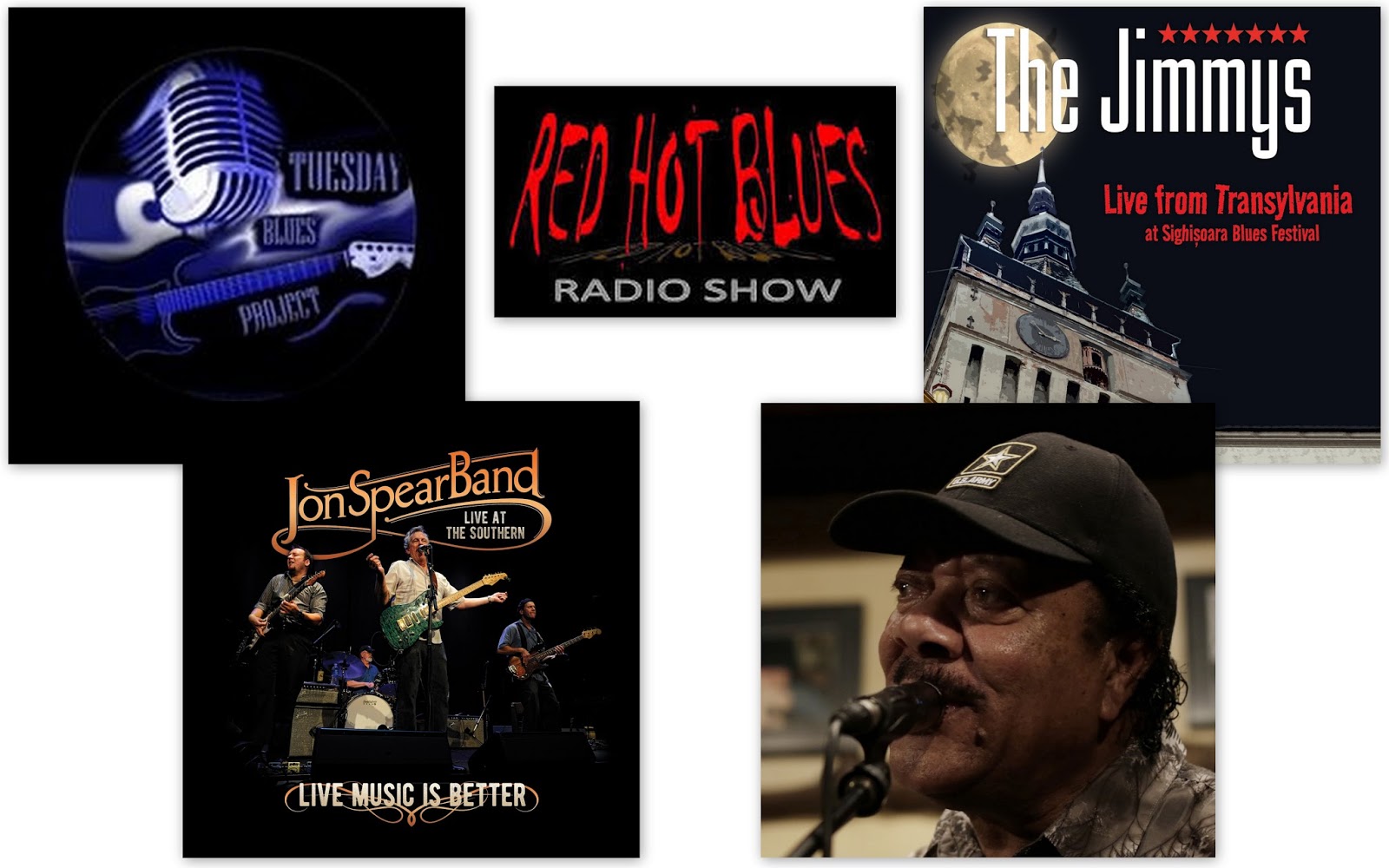 van de Blues RED HOT BLUES Blues Radio Show 4 Live Blues Bands