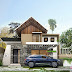 3 BHK mixed roof contemporary budget friendly home