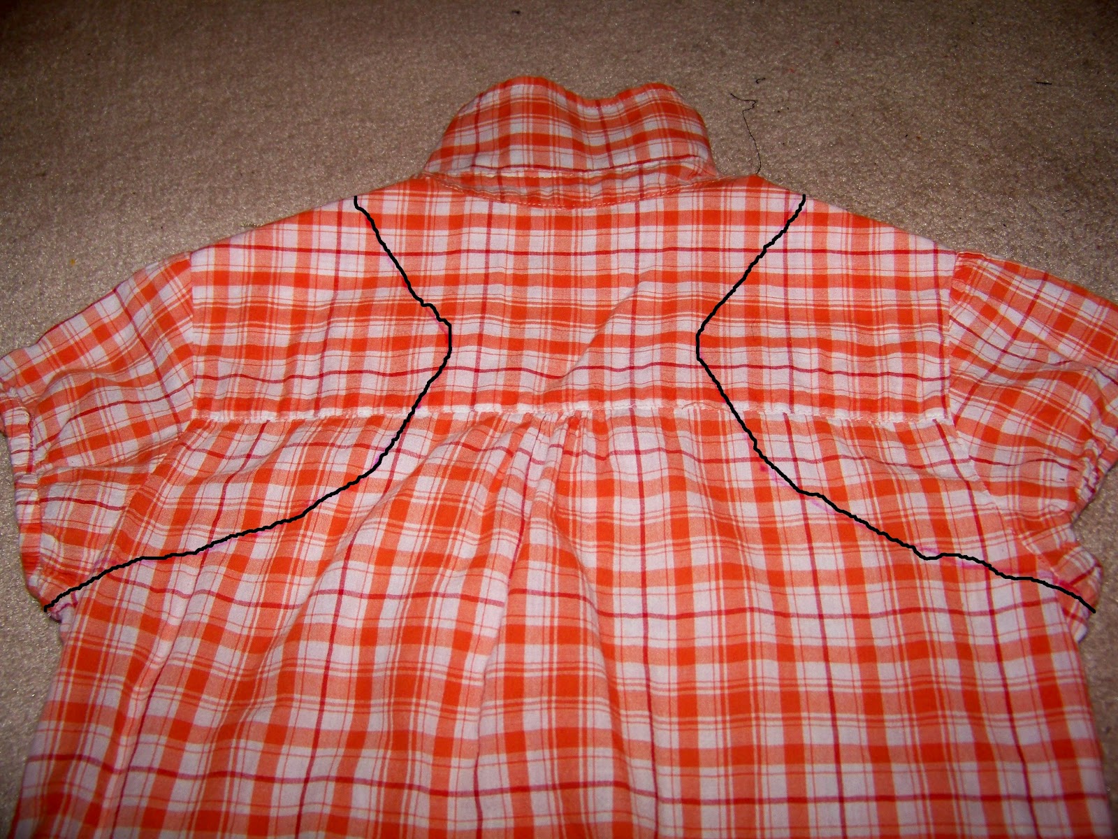 Salty Peanut Stitchery: Flannel Shirt Refashion