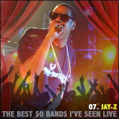 The Best 50 Bands I've Seen Live: 07. Jay-Z