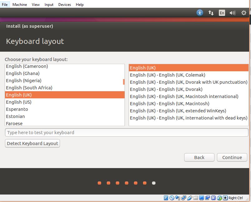 Ubuntu Keyboard layout