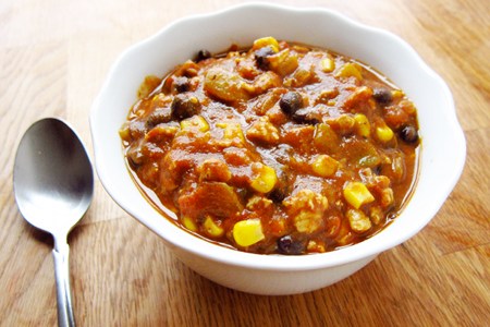 Healthy Pumpkin Chili #pumpkinchili