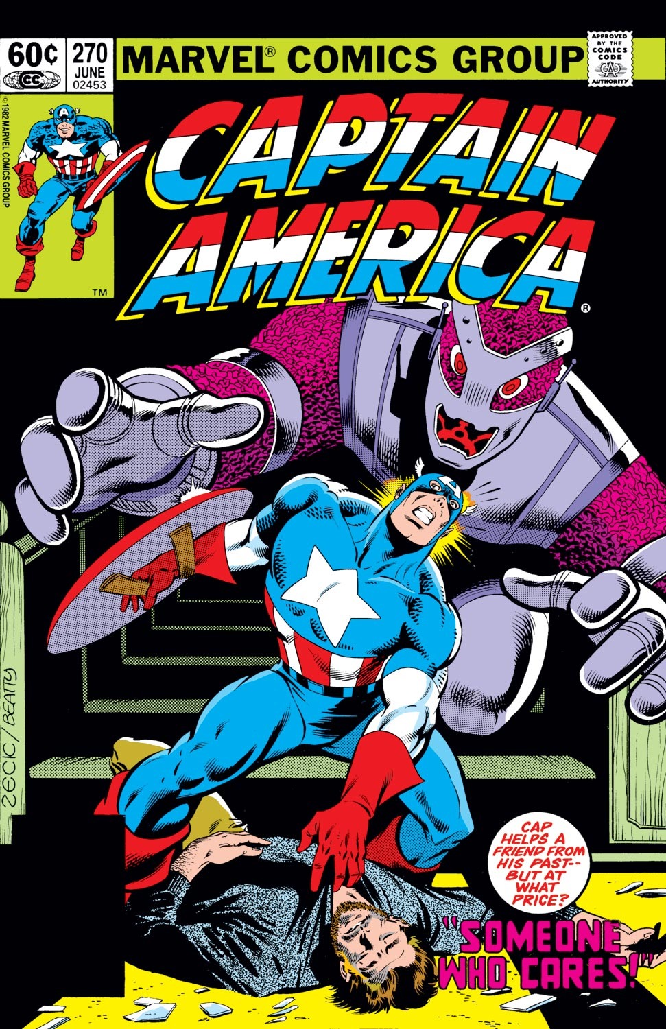 Read online Captain America (1968) comic -  Issue #270 - 1