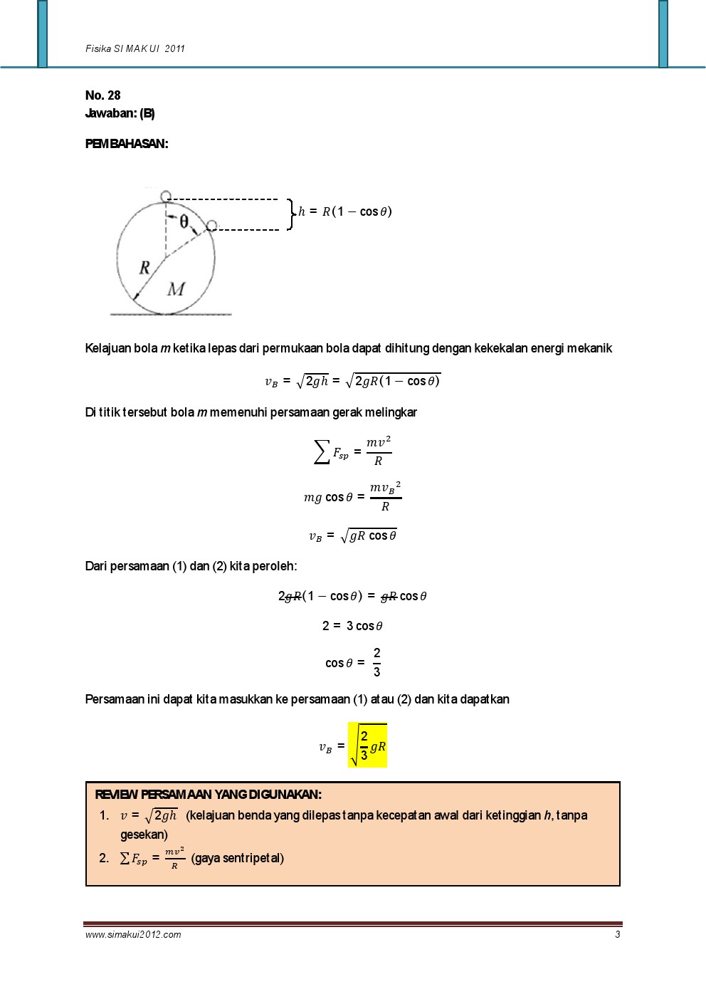 Berikut Pembahasan Simak Ui 2019 Fisika Berikut Pembahasan Simak Ui 2019 Fisika