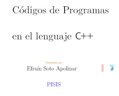 infotutoriales: Codigos de Programas en el lenguaje C++