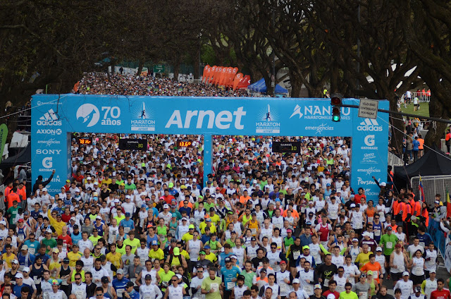 Largada Maratón Buenos Aires 2015