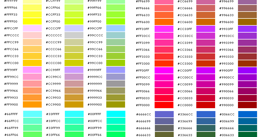 Ник цветов мта. DELPHI палитра цветов. Таблица цветов hex. Цветовая палитра МТА. Таблица цветов CSS.