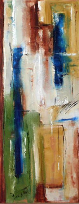 Untitled - Left side 16x48 Oil on Canvas
