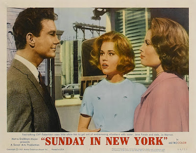 Sunday In New York 1963 Jane Fonda Cliff Robertson Jo Morrow Image 1