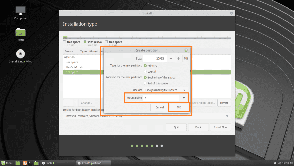 How to use linux. Линукс минт 19. Ручная разметка Linux Mint. How to install Linux Mint.