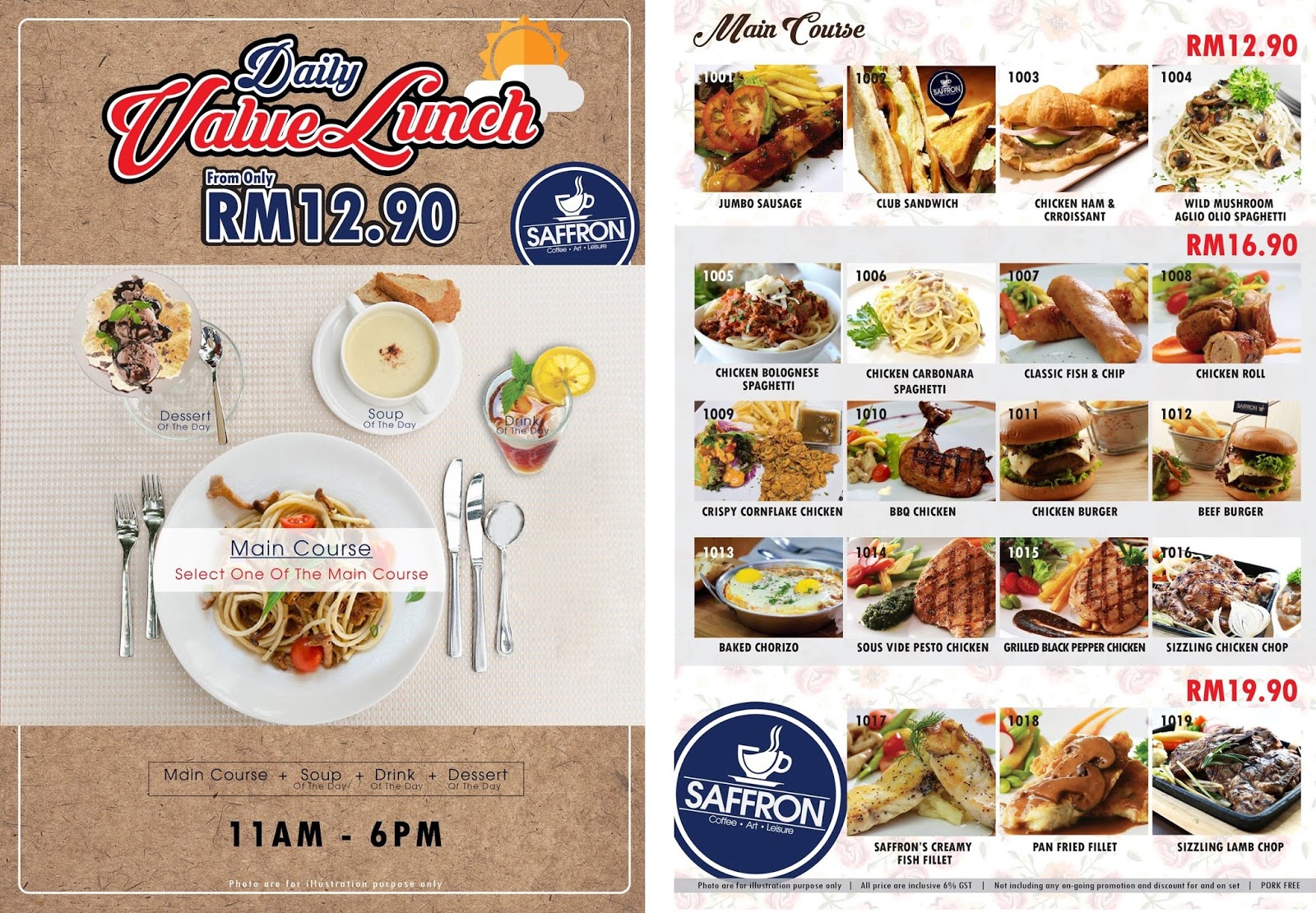 My Simple Lifestyle 【Cafe】Saffron Cafe Penang Lot 33, Prangin Mall